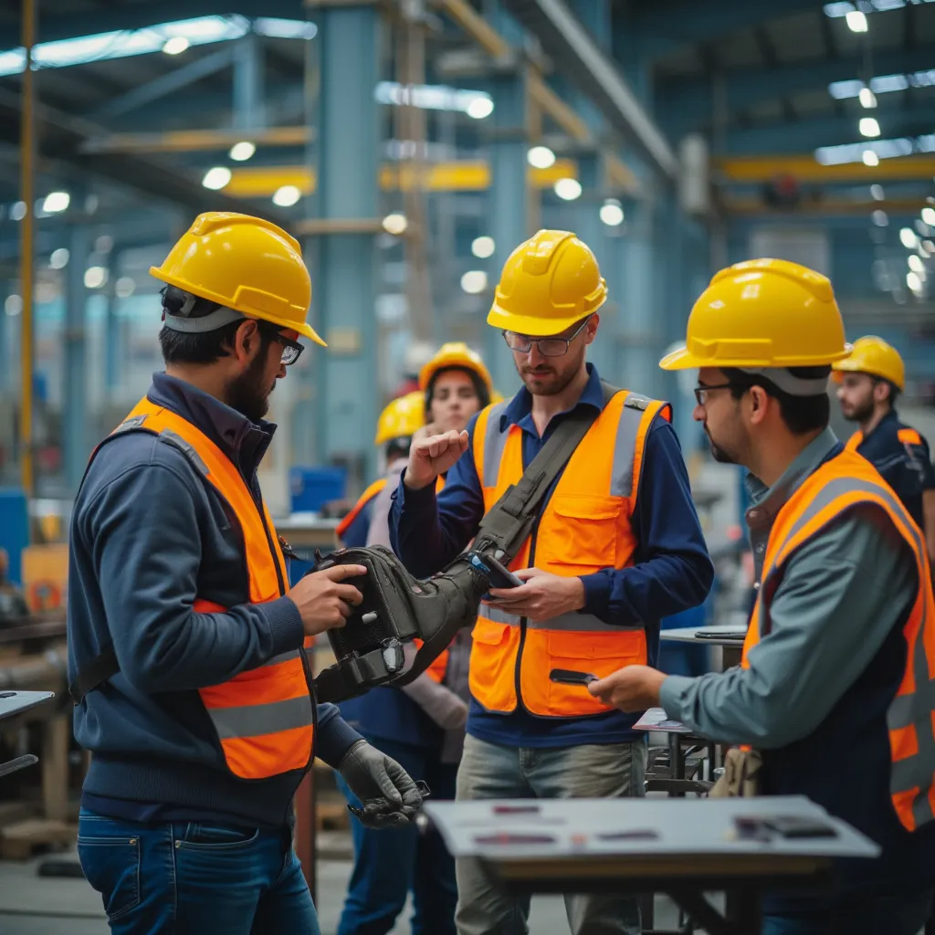 Visita técnica a cliente do setor industrial